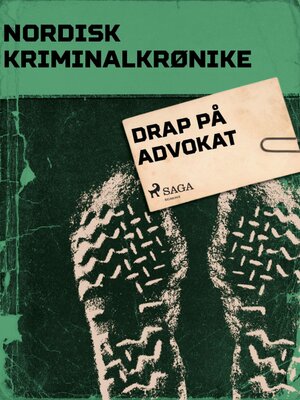cover image of Drap på advokat